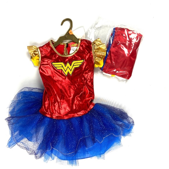NEW Rubie's Wonder Woman Costume Dress Metallic